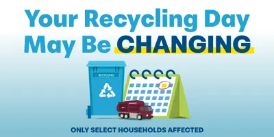 Recycling day changes 