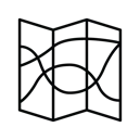 line drawing of a map